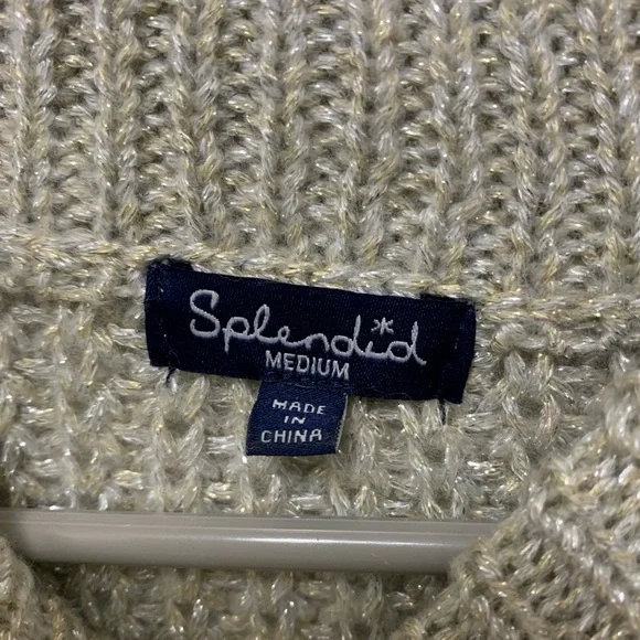 Splendid M size Mock Neck Sweater - Picture 2 of 3